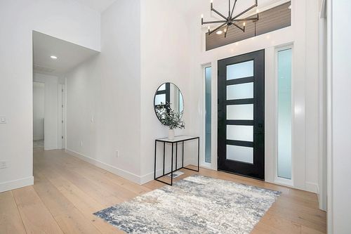Tpr18-blue Contemporary Foldable, Stain Resistant, Non Slip, Washable Living Room Area Rug in Modern White Entryway