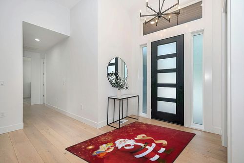 ALAZA Firework Christmas Santa Claus Area Rug Rugs for Living Room Bedroom 7' x 5' in Modern White Entryway