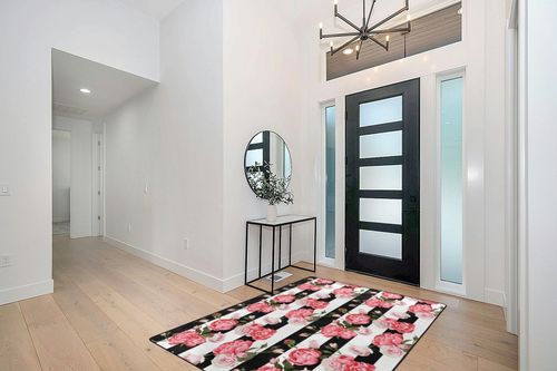 Large Area Rugs for Living Room, Black White Striped Flowers Carpet Floor Mats, Luxury Fluffy Rugs for Bedroom Playing Room Kitchen Hallway Home Decor, Soft Non Slip Washable Area Rugs 80x58 Inch in Modern White Entryway