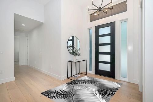 Mamatong Vintage Jungle Tropical Botancal Leaf Living Room Bedroom Dining Room Area Rugs Black White Grey 5x7 Premium Fluffy Home Office Entryway Hallway Kitchen Carpet Indoor Rug in Modern White Entryway