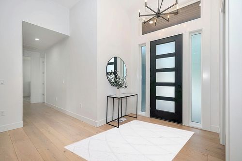 Makymo 5'X8' ft White Shag Area Rug - Hand Carved Geometric Pattern Design - Soft, Plush Fluffy Carpet Great for Indoor Bedroom, Living Room in Modern White Entryway