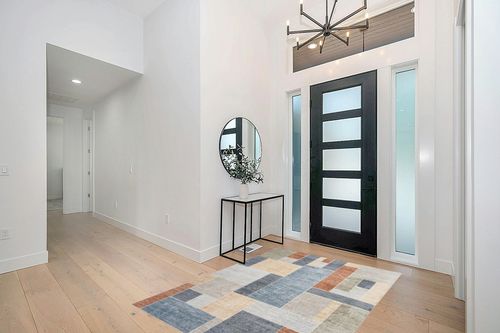 Nourison Astra Machine Washable Mid-Century Modern Ivory/Multi 5'3" x 7' Area Rug, Easy -Cleaning, Non Shedding, Bed Room, Living Room, Dining Room, Kitchen (5x7) in Modern White Entryway