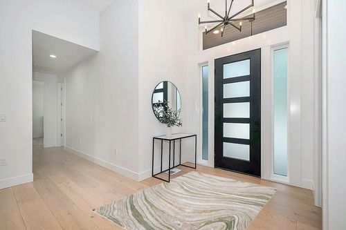 Hauteloom Liverpool Modern Abstract Bedroom Living Room Area Rug - Marble Swirl Pattern - Contemporary Bohemian Farmhouse - Green, Brown, Beige - 5'3" x 7' in Modern White Entryway