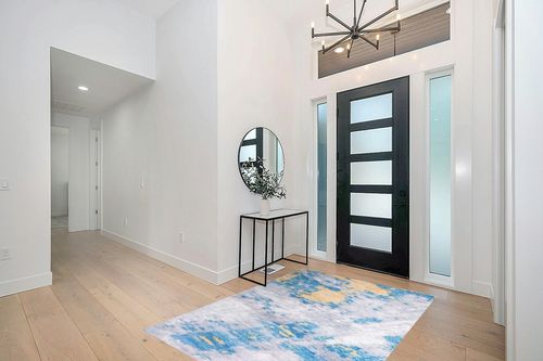 JUMAX Area Rugs Modern Abstract Ultra Soft Living Room Rug 5'x7' Stain Resistant Rugs Non Slip Low Pile Carpet Ideal for High Traffic Areas in Bedroom Dining Room(Cream/Multi) in Modern White Entryway