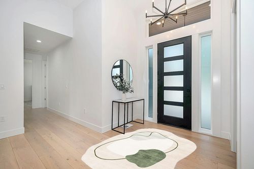Boho Chic Geometric Area Rug for Living Room Dining Room Bright Green Spring Bedroom Floorcover Contemporay Abstract Curved Kitchen Runner Rugs Premium Medium Pile Play Home Decor Hallway 5x7ft in Modern White Entryway
