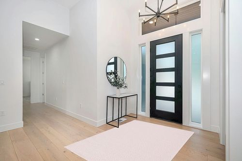 Martha Stewart Collection by SAFAVIEH 5' x 7' Pink/Ivory MSR484U Contemporary Geometric Cotton Area Rug in Modern White Entryway