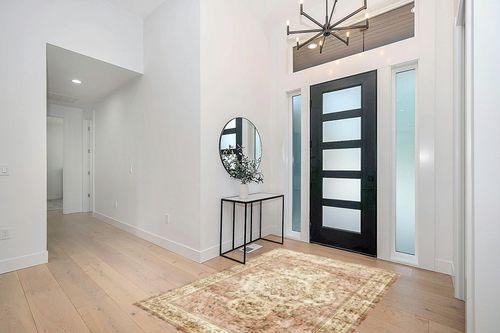 vivorug Washable Rug, Ultra Soft Area Rug 5x7, Non Slip Boho Rug Foldable, Stain Resistant Rugs for Living Room, Bohemian Floral Medallion (Pink/Grey, 5'x7') in Modern White Entryway