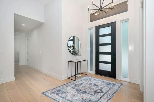 Gertmenian Boho Area Rug, 5x7 Standard, Home Decor for Entryway, Bedroom, Living Room, Office, Kitchen, Non Slip, Soft, Low-Pile, Printed Indoor Accent Rugs, Center Medallion, Zeno Blue, 25044 in Modern White Entryway