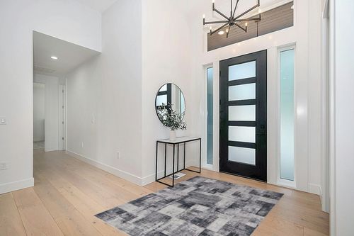 Area Rug Living Room Rugs: 5x7 Indoor Soft Modern Abstract Low Pile Carpet for Dining Room Nursery Bedroom Home Office Under Kitchen Table with Non Slip Rubber Backing - Gray/Ivory in Modern White Entryway