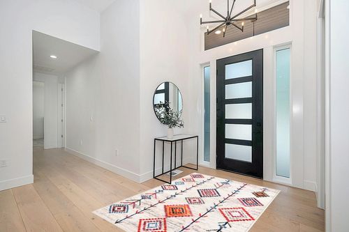 Seavish Large Area Rug 5x7 White Washable Area Rug for Living Room Modern Farmhouse Area Rug Low Pile Non-Shedding Indoor Tribal Design Carpet Rugs for Bedroom Kids Room Nursery Playroom in Modern White Entryway