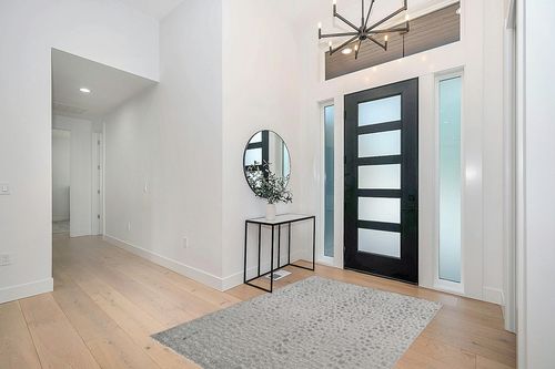 CosmoLiving by Cosmopolitan HZ50A Cougar Area Rug, Snow Leopard in Modern White Entryway