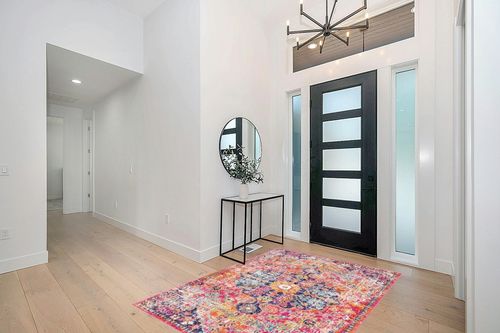 Artistic Weavers Odelia Vintage Bohemian Area Rug,5'3" x 7'3",Aqua & Odelia Vintage Bohemian Area Rug,5'3" x 7'3",Purple/Orange in Modern White Entryway