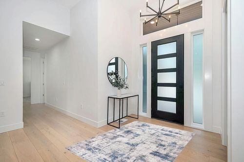 Gertmenian Boho Area Rug, 5x7 Standard Home Decor for Entryway, Bedroom, Living Room, Office, Kitchen Non Slip, Soft, Low-Pile, Printed Indoor Accent Rugs Cenis Blue Gray, 28552 in Modern White Entryway