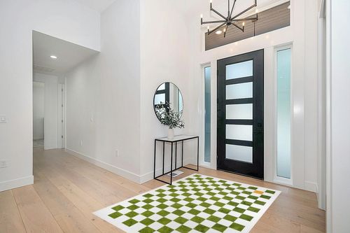 Wonnitar Checkered 5x7 Area Rug,Washable Green Rugs for Living Room,Large Modern Checkerboard Bedroom Rug,Non-Slip Soft Low Pile Stain Resistant Dining Carpet for Nursery Apartment Dorm in Modern White Entryway