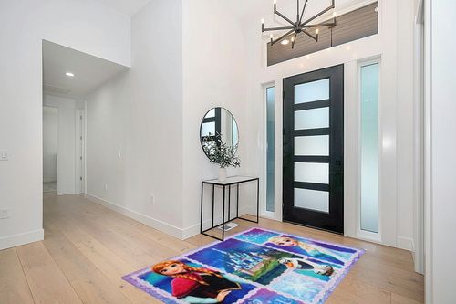 Gertmenian Kids Playroom & Game Room Carpet | Disney Frozen Olaf & Anna Childrens Rug | Kids Novelty Home Decor, Perfect Area Rug for Boys & Girls Playroom, Bedroom | 5x7 Standard, Blue, 46907 in Modern White Entryway