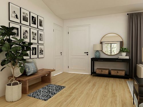 Wonnitar Moroccan Washable Area Rug in Transitional Minimalistic Entryway