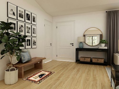 Masada Masada Rugs 2'x3' Cabin/Lodge Theme Area Rug with Bear and Cub Scene in Transitional Minimalistic Entryway