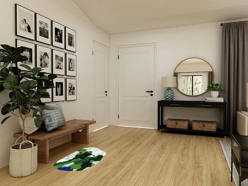 Beyond Your Thoughts Cute 3D Moss Rug Soft Shaggy Absorbent Non-Slip Carpet for Bathroom Machine Washable Floor Carpet in Transitional Minimalistic Entryway