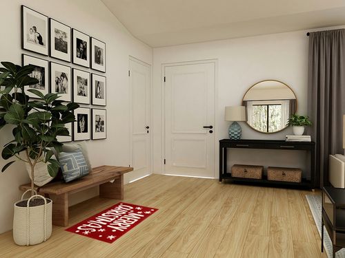 Nymphia Christmas Bath Mat, Christmas Bathroom Decor, Red Bathroom Rugs, Extra Soft and Absorbent Microfiber Cute Holiday Decorative Bath Rugs Non-Slip Machine Washable 20 x 32 Inch in Transitional Minimalistic Entryway