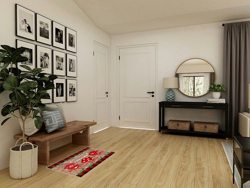 Area Rug, Red Buffalo Plaid Wood Grain Christmas Buffalo Plaid Ball Rug, 2x3 Feet Rugs for Living Room Bedroom Kids Room Kids Room Nursery Classroom, Non-Slip Comrft Carpet Washable Rug in Transitional Minimalistic Entryway