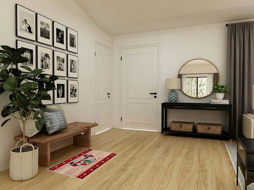 Area Rug, Red Buffalo Plaid Snowflake Snowman Vintage Red Truck Merry Christmas Rug, 2x3 Feet Rugs for Living Room Bedroom Kids Room Kids Room Nursery Classroom, Non-Slip Comrft Carpet Washable Rug in Transitional Minimalistic Entryway