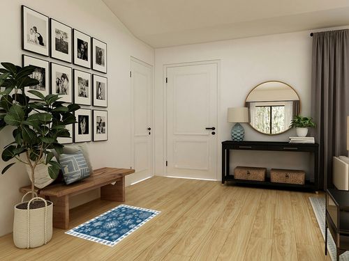 2' x 3' Area Rug, Christmas Non-Skid Rubber Backing Large Rectangle Rugs - Living Room Bedroom Home Office Xmas Snowflake Winter Line Aesthetics Blue Indoor Floor Mat Carpets in Transitional Minimalistic Entryway