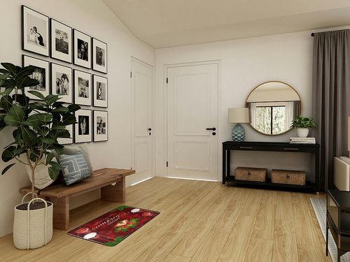 ALAZA Snowflake Christmas Ball Golden Bell Non Slip Kitchen Floor Mat Kitchen Rug for Entryway Hallway Bathroom Living Room Bedroom 39 x 20 inches(1.7' x 3.3') in Transitional Minimalistic Entryway