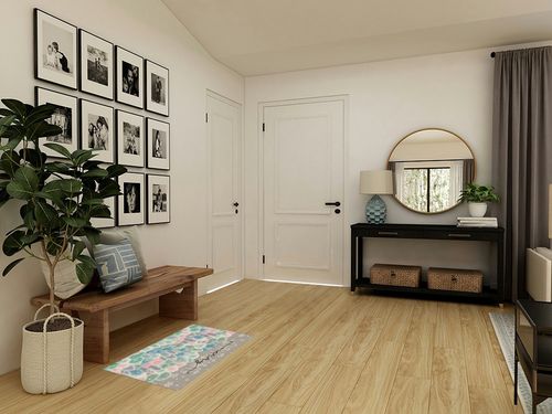 Christmas Trees Area Rug - 2'x3' Washable Indoor Area Rugs for Bedroom Living Room, Merry Christmas Snowflakes Grey Burlap Non-Shedding Anti-Skid Floor Carpet for Bedside Nursery Dorm in Transitional Minimalistic Entryway