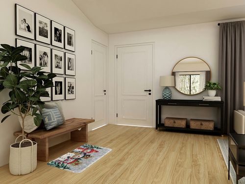 EwdeWwo Christmas Front Door Welcome Mat, Snowman Holly Berry Grey Snowflake Xmas Non-Slip Rug Low-Profile Floor Mat for Indoor/Outdoor Entry/High Traffic Areas, 18" x 30" in Transitional Minimalistic Entryway