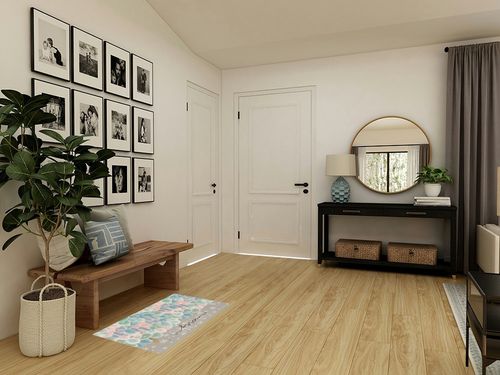 Shag Door Mats Bath Rugs Christmas Green Blue Pink Tree,Soft Fluffy Doormats Non Slip Carpet Xmas Plant Grey Vintage Linen,Shaggy Fuzzy Area Throw Rug for Kitchen/Bathroom/Bedroom 20x31.5In in Transitional Minimalistic Entryway