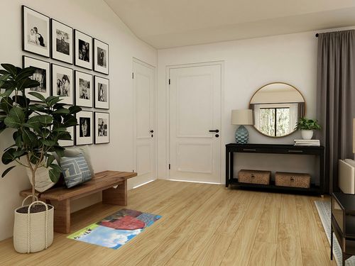 Farm Red Barn with Cows Plush Shag Bath Rugs Black White Animals Soft Fluffy Floor Doormat Carpet,Non-Slip Door Mats for Living Room Bedroom Kitchen Entryway Blue Sky Landscape in Transitional Minimalistic Entryway