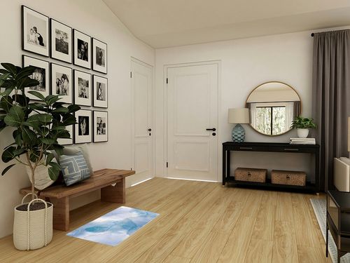 Abstract Marble Plush Shag Bath Rugs Fantasy Blue Gradient Soft Fluffy Floor Doormat Carpet,Non-Slip Door Mats for Living Room Bedroom Kitchen Entryway Gold Line Wave Point in Transitional Minimalistic Entryway