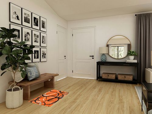 Abstract Yellow White Plush Shag Bath Rugs Color Striped on Orange Soft Fluffy Floor Doormat Carpet,Non-Slip Door Mats for Living Room Bedroom Kitchen Entryway Aesthetic in Transitional Minimalistic Entryway
