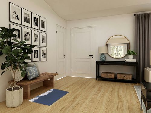 Chaven Home White Blue Blossom Flower Fluffy Shag Bath Mat Aesthetic Flower Area Rugs Warm Soft Plush Shaggy Floor Door Mats for Bathroom/Bedroom/Living Room/Entry Way Decor Dark Blue in Transitional Minimalistic Entryway