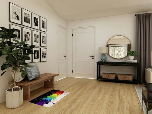 Rainbow Tie Dye Rugs,Colorful Splash Paint Fluffy Rugs for Bedroom Multicolor Grafitti Durable Indoor Entry Rug Luxury,Modern Abstract Non Slip Bathroom Carpet Black White 18x30 inches in Transitional Minimalistic Entryway