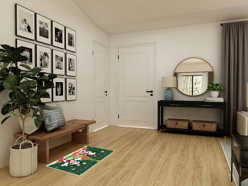 Flagology.com, Doormat, Disney Oh Boy Christmas Mickey and Minnie Doormat - 18" x 30", Outdoor/Indoor, Heavy Duty Recycled Rubber, Non-Slip Backing, Christmas in Transitional Minimalistic Entryway