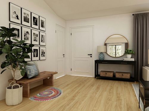 Boho Half Round Indoor Entrance Rug Doormats 36x24 Inches Absorbent Non-Slip Bedroom Front Back Outdoor Welcome for Entryway Machine Washable, Bohemia Ethnic Style Pattern in Transitional Minimalistic Entryway