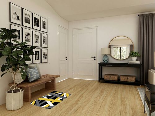 Large Area Rugs 2' x 3' Modern Throw Carpet Floor Cover Nursery Rugs for Children/Kids, Yellow Black Grey Geometric Indoor/Outdoor Rugs for Living Room/Bedroom Modern White Abstract Art Striped in Transitional Minimalistic Entryway