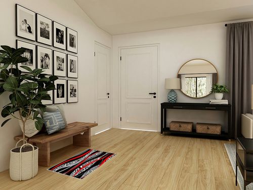 2' x 3' Area Rug, Red Geometric Non-Skid Rubber Backing Large Rectangle Rugs - Living Room Bedroom Home Office Black White Zebra Striped Print Abstract Art Indoor Floor Mat Carpets in Transitional Minimalistic Entryway