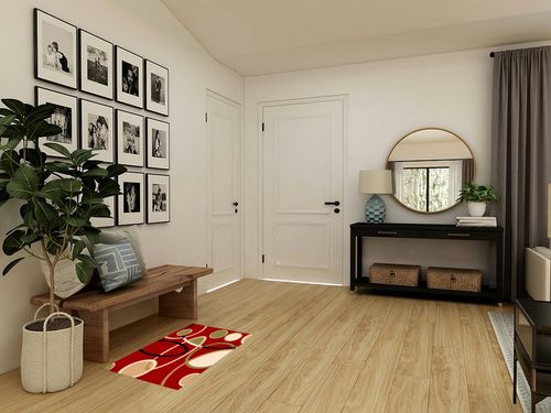 Area Rug, Brown Red Modern Geometric Area Rug, Living Room Rugs, Area Rugs for Bedroom Decor&Living Room Decor, Carpet 2x3ft Bedroom Rug, Rugs for Living Room in Transitional Minimalistic Entryway