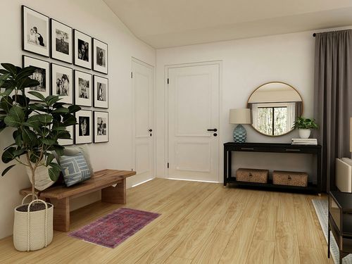 Adiva Rugs Machine Washable Area Rug with Non Slip Backing for Living Room, Bedroom, Bathroom, Kitchen, Printed Vintage Home Decor, Floor Decoration Carpet Mat (RED/Brown, 2' x 3') in Transitional Minimalistic Entryway