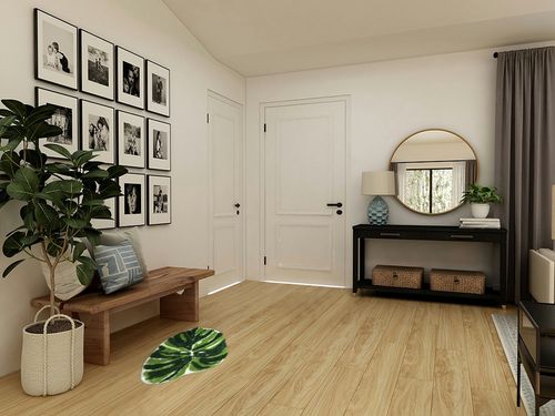 Amorstra Cute Bath Mat, Cool Green Monstera Leaf Rugs, Soft Tufted Plant Bathroom Rugs Non Slip & Machine Washable - 24"x32" in Transitional Minimalistic Entryway