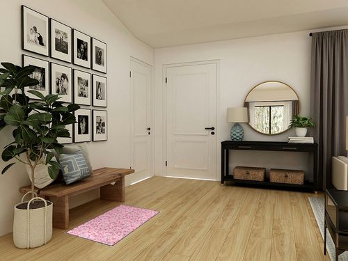 Pink Bohemian Flowers Area Rugs Colorful Large Non-Slip Floor Mat Decorative Carpets Doormat for Kitchen Living Dining Dorm Playing Room Bedroom 31 x 20inch in Transitional Minimalistic Entryway