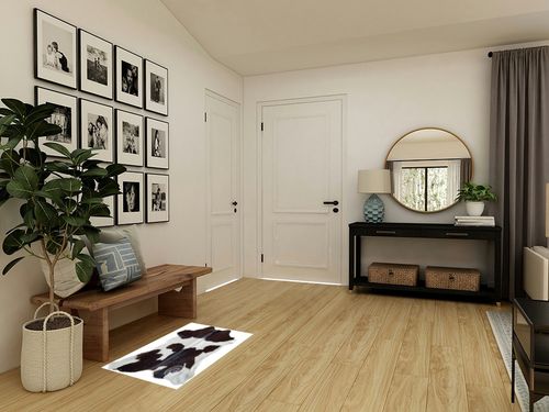 Genuine Calfskin Chocolate Dark Brown and White Calf Hide Cow Skin Cowhide Rug Leather Area Rug 3 x 3 ft. in Transitional Minimalistic Entryway