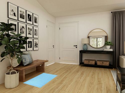 KLL Kitchen Floor Mat Non-Slip Absorbent Bathroom Runner Rug Soft Feet Fluffy Bedroom Laundry Room Farmhouse Area Rugs 39x20in Light Blue in Transitional Minimalistic Entryway