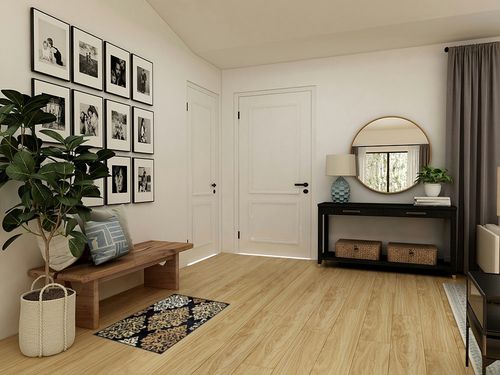 SUPERIOR Indoor Small Area Rug with Jute Backing, Modern Floral Damask, Floor Decor for Living/Dining Room, Bedroom, Farmhouse, Kitchen, Entryway, Office, Danvers Collection, 2' x 3', Black in Transitional Minimalistic Entryway