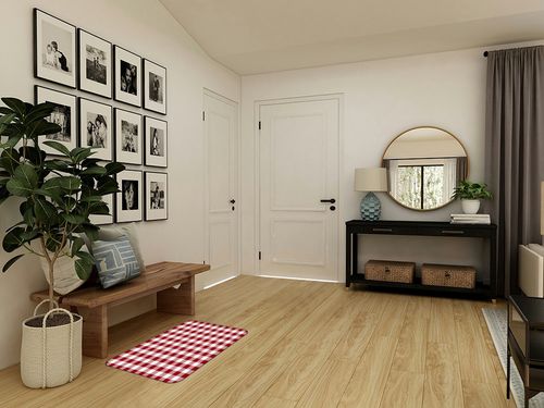 Seven Roses Farmhouse Red Plaid Area Rugs for Living Room, Large Indoor Outdoor Area Rug Washable, Rustic Red White Checkered Kitchen Runner Carpet Floor Mats Throw Accent Rugs for Bedroom 2'x3' in Transitional Minimalistic Entryway