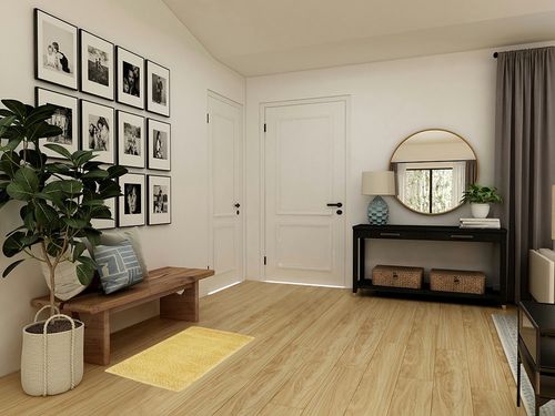 Unique Loom Solo Collection Area Rug - Calabasas (2' 2" x 3' 1" Rectangle, Yellow) in Transitional Minimalistic Entryway