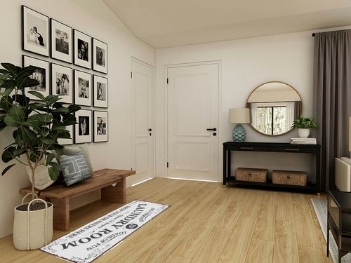 Kuilepa Farmhouse Laundry Room Area Rugs 20"X59" Non Slip Waterproof Laundry Floor Mat Durable Entrance Rug Area Rug for Kitchen Floor Laundry Room Bathroom Hallway Entryway Area Rugs (20"X59") in Transitional Minimalistic Entryway