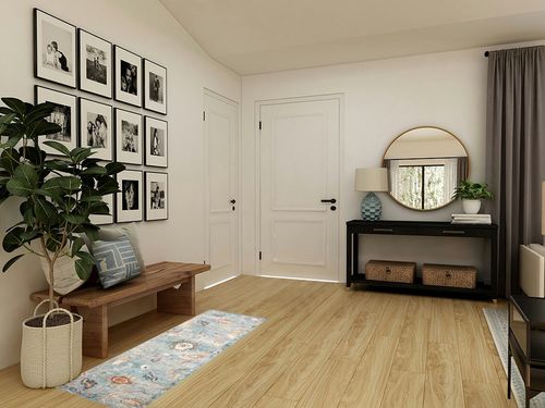 Loloi II Margot Collection MAT-06 Denim/Multi 2'-0" x 5'-0" Accent Rug feat. CloudPile in Transitional Minimalistic Entryway